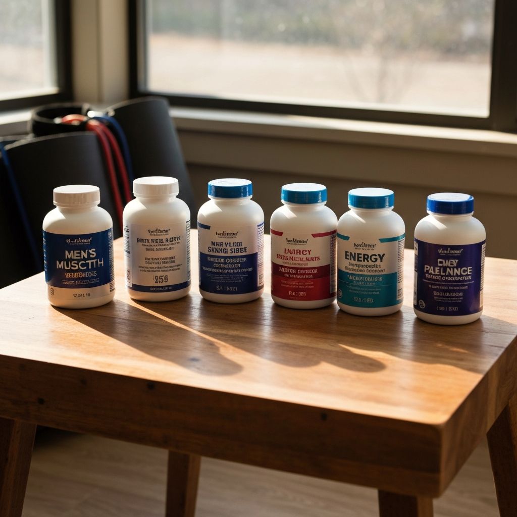 Men's lifestyle supplement collection