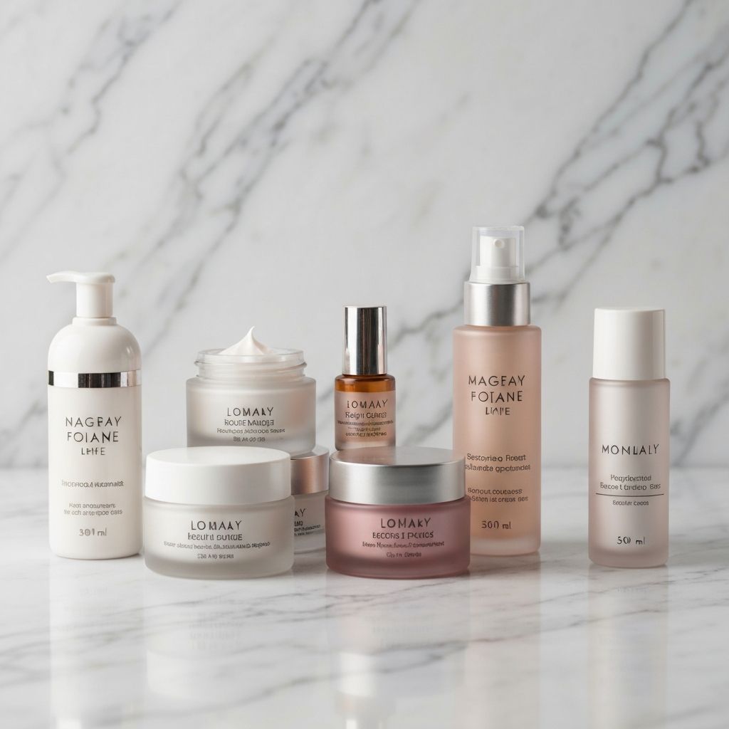 Women's daily skincare products